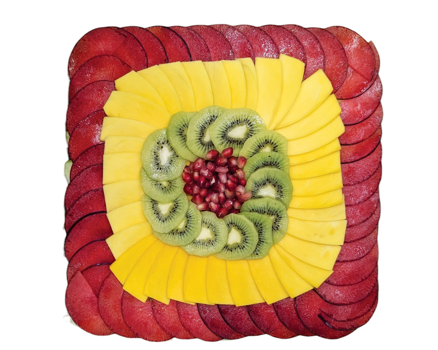 HIGH DOME SQUARE FRUIT PLATTER